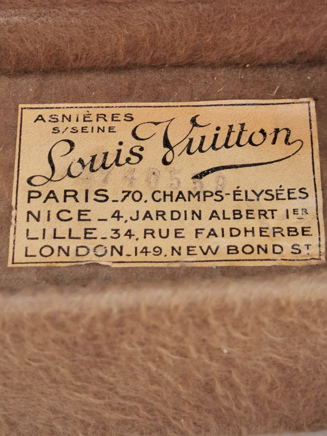 Gros plan sur l'étiquette d'identification