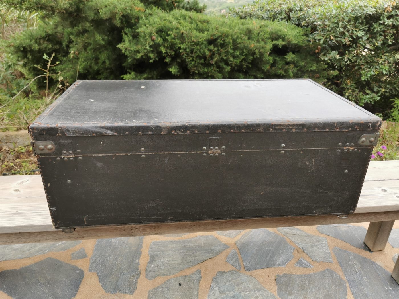 Dos de la malle Louis Vuitton